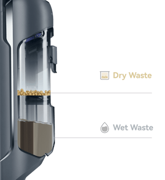 The Narwal S20 Pro cordless robot vacuum mop storage the dust with different area.