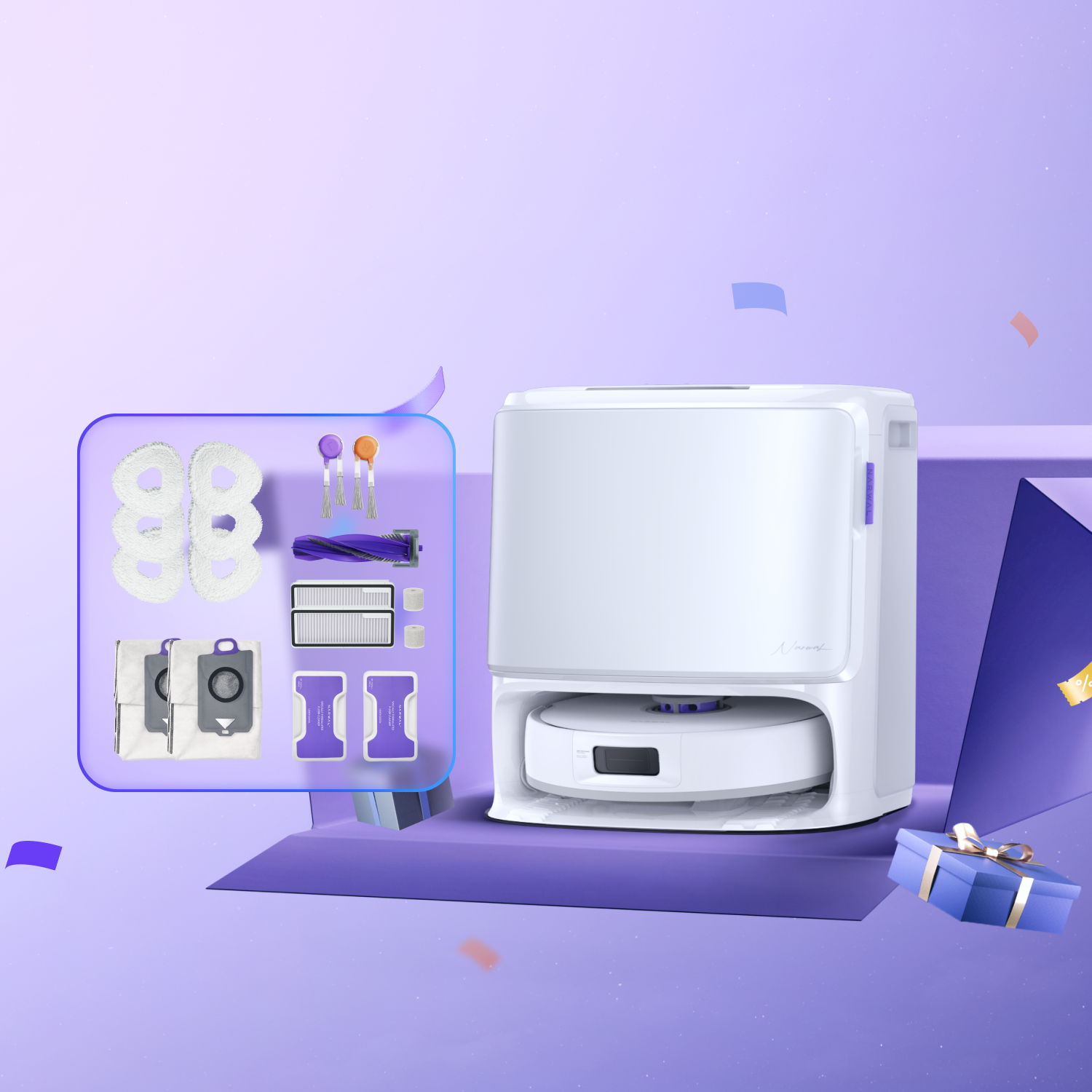 Narwal Freo Z10 Robot Vacuum & Mop Freo Z10 & Advanced Kit