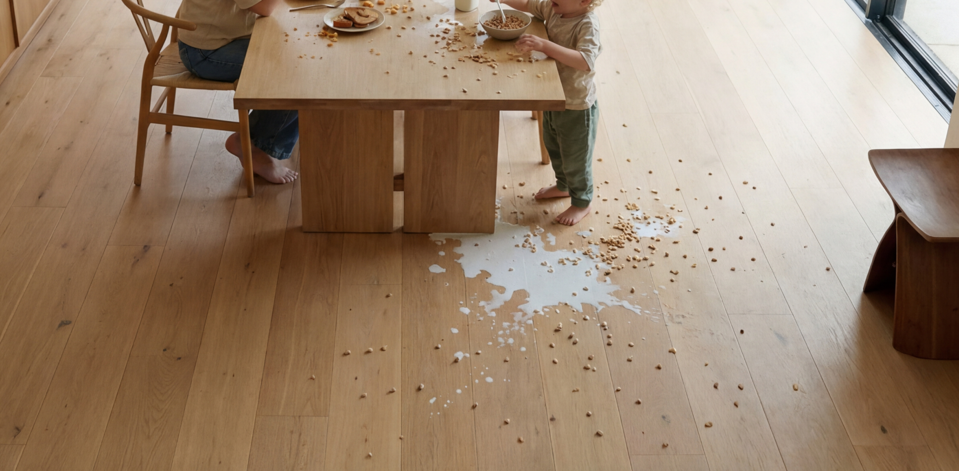 Mealtime Crumbs & Spills