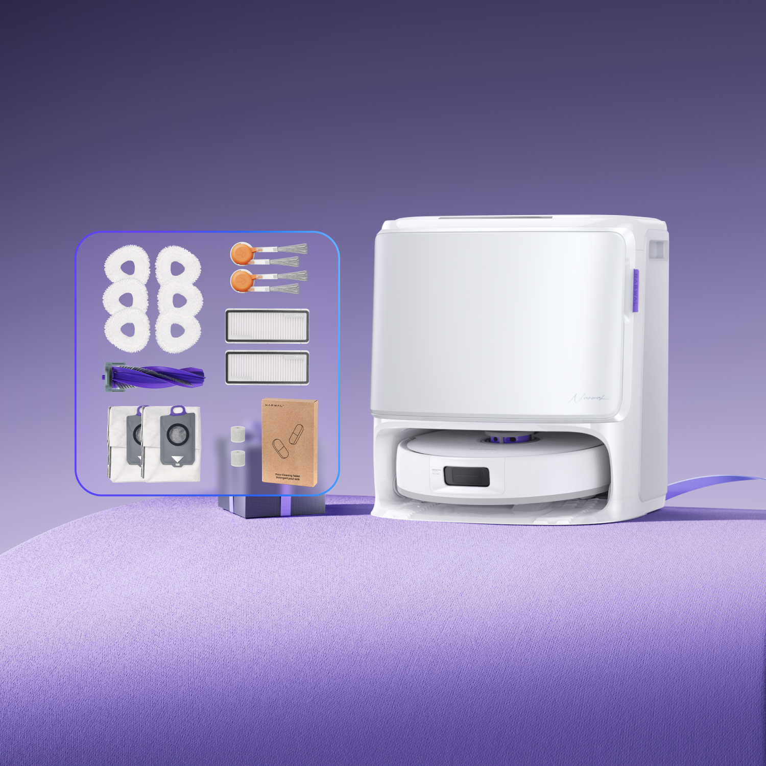 Narwal Freo X10 Pro Robot Vacuum & Mop Freo X10 Pro & Advanced Kit