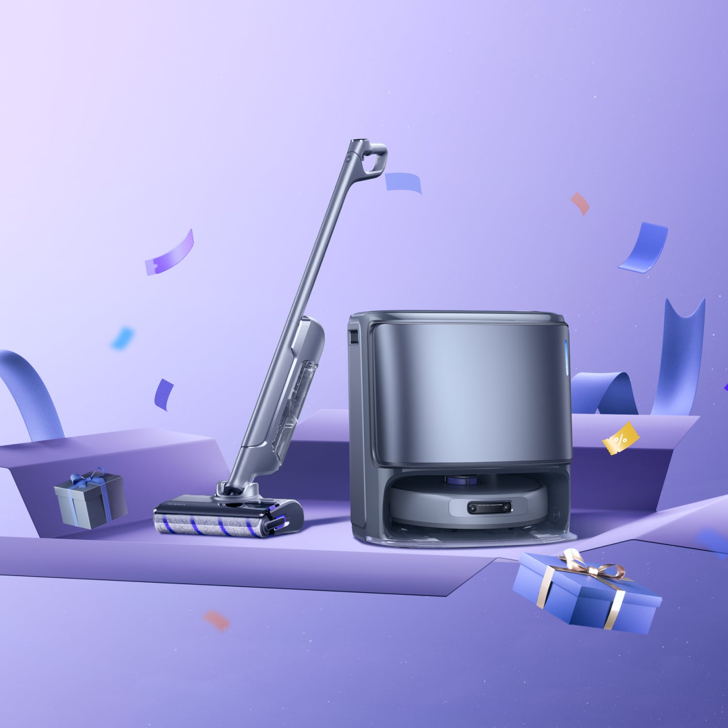 Narwal S20 Pro Wet Dry Vacuum S20 Pro & Freo Z Ultra (Space Gray)