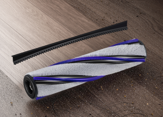 Narwal V50 Cube spiral brush roll without wrapped hair