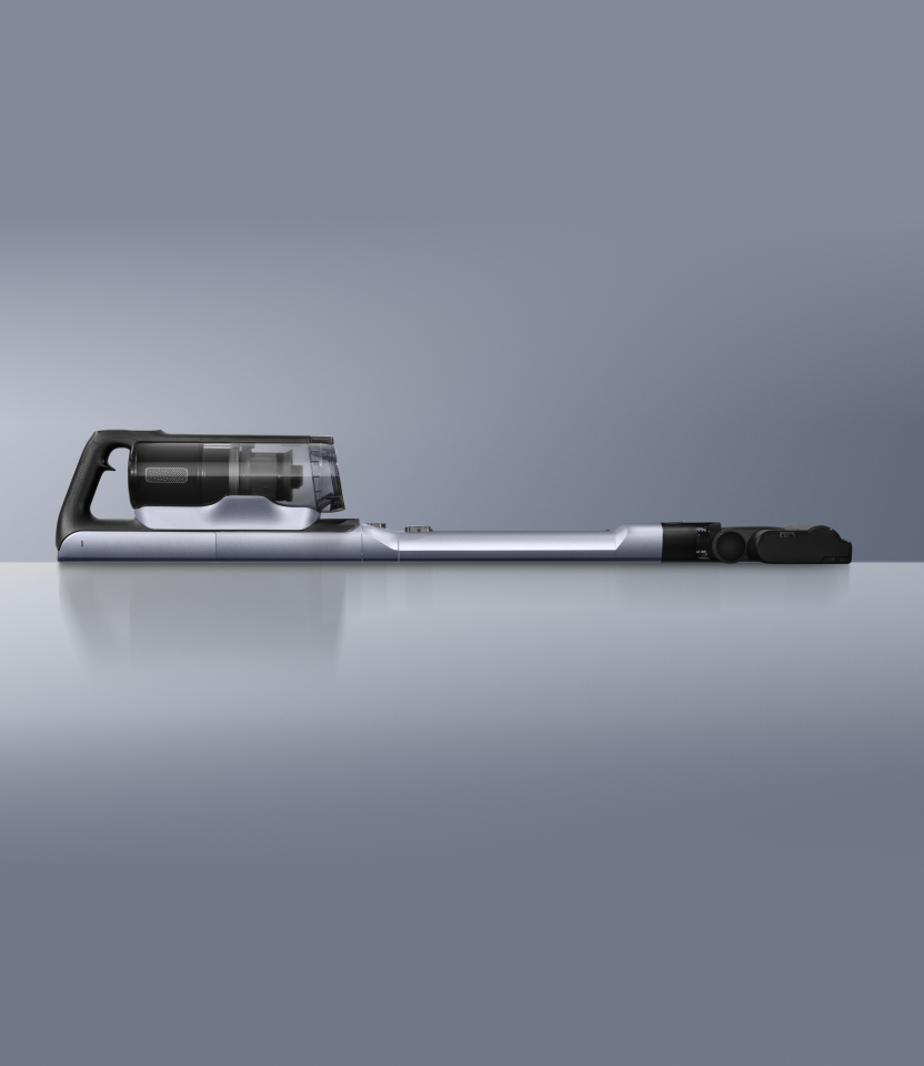 Narwal V50 Cube lying flat against the floor